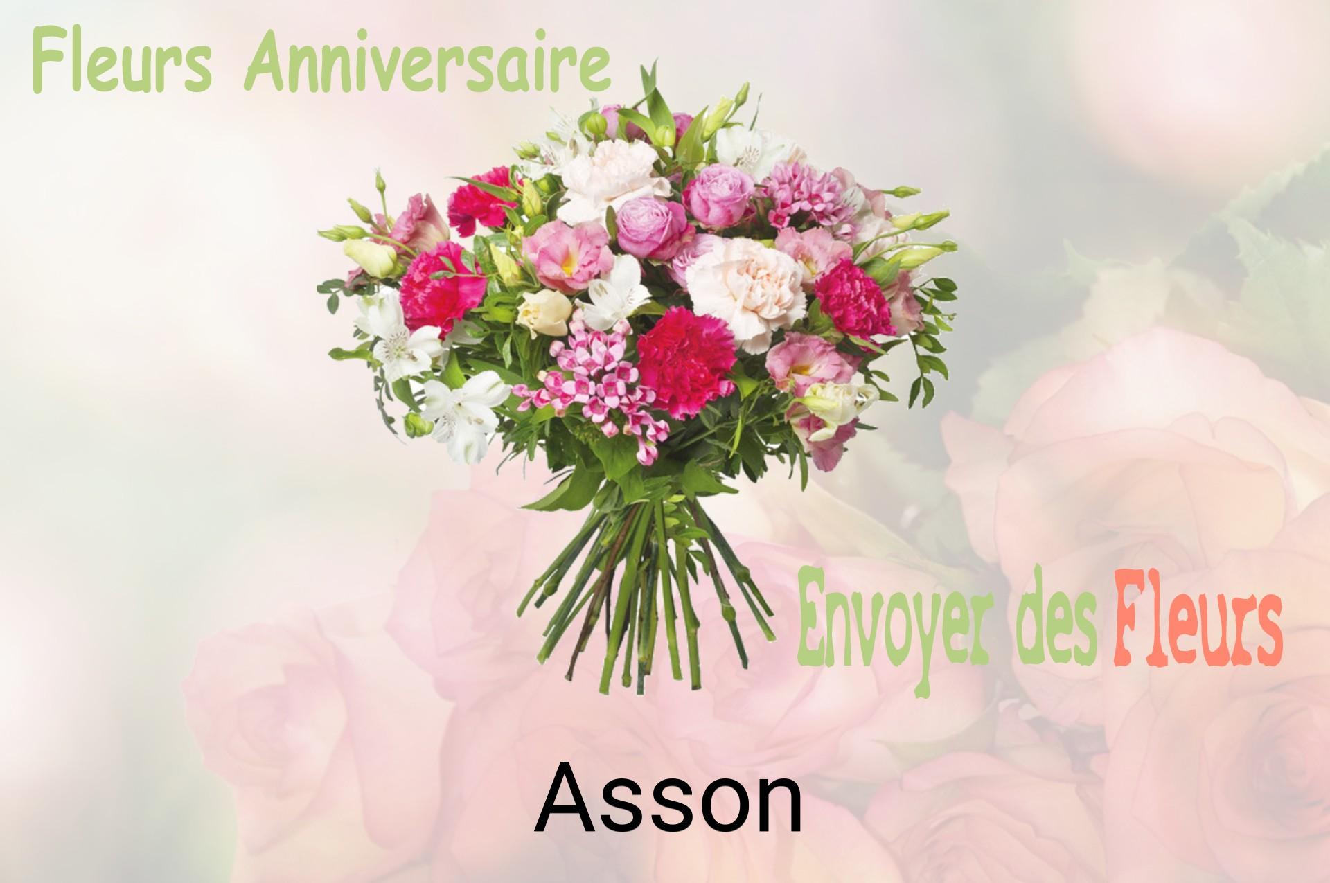 Bouquet de fleurs d’anniversaire livré à Asson